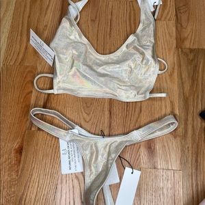 NWT Minimale Animale prism thong bikini!Size small